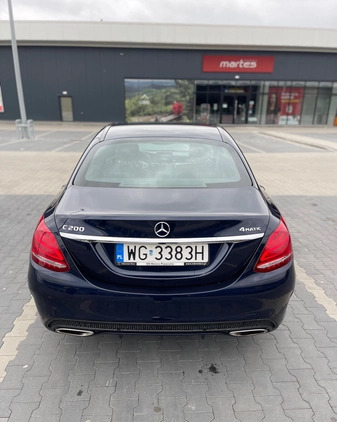 Mercedes-Benz Klasa C cena 109900 przebieg: 178700, rok produkcji 2018 z Krzeszowice małe 56